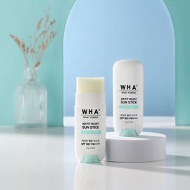 WHA' YUNSUL Air Fit Velvet Sun Stick 14g SPF50+ PA++++ Waterproof Matte Hybrid Sunscreen _ Made in Korea